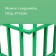 Decorative fence, 40 × 310 cm, 5 sections, plastic, green