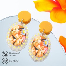 Earrings plastic 