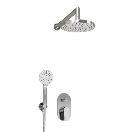 The shower system wasserkraft a16629, built -in, tropical shower, shower, chromium