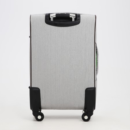 Small suitcase 24 "On the zipper, code castle, with extension, the color is gray-6
