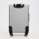 Small suitcase 24 "On the zipper, code castle, with extension, the color is gray