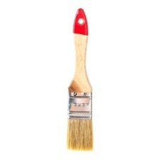Brush flat bison 4-01001-038, natural bristles, wooden pen, 38mm