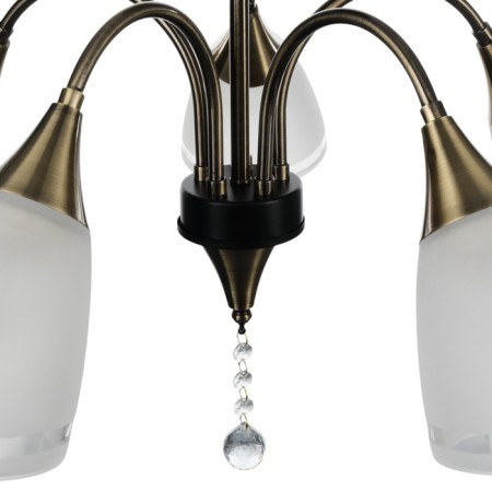 Sandra chandelier 5he27 40W Black-Bronze 65x65x30 cm-8
