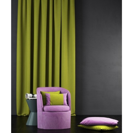 Non -combustible curtain "Ellipse", size 145 x 270 cm, green color