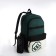 Young backpack from a lightning textile, 3 pockets, a bag, a suitcase holder, black/green color