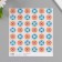 Scrapbooking paper bilateral "Illusion" density 180 grams set 10 pcs 15.5x17 cm