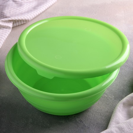 Bowl with a lid, 2.1 l, color mix-6