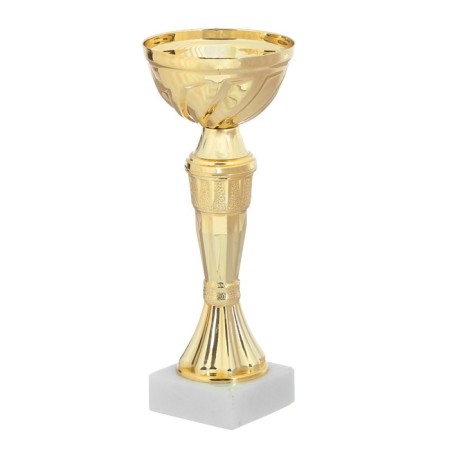 Cup 162, award figure, gold, stand stone, 17.8 x 7 x 5 cm.-1
