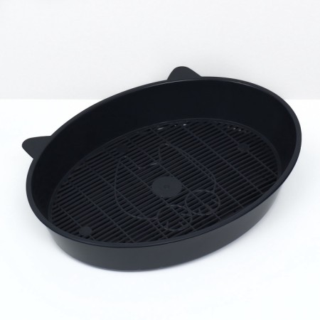 Toilet with a mesh "Kisa", 36 x 27 x 6 cm, gray mix-3