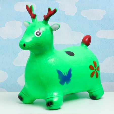 Toy - Children's "Deer" rubber inflatable, 50x27cm, green