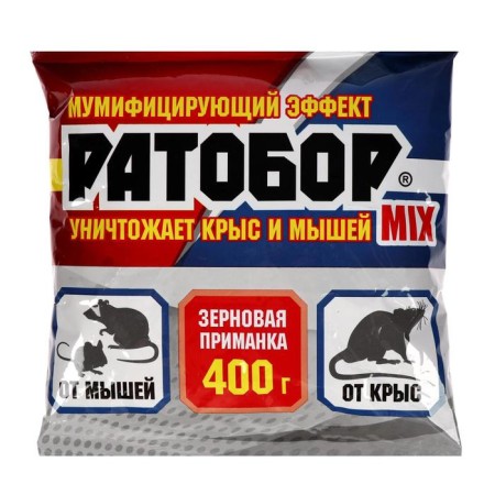 Grain bait "Ratobor" MIX, 400 g