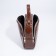 Women's bag over the shoulder Textura, small size, brown color