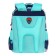 School backpack 37x28x14, ergonomic back, Devente Smart 14l, Happy Owl, for girls, turquoise/purple