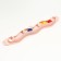 Game complex "Three balls" with a mount on 3 suction cups, 54 x 9.5 x 4 cm, pink
