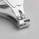 Kusachki-cannips are manicure, with a file, with an opener, 6 cm, packing 12 pcs, silver color