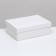 The box is folding, the lid is, white, 24 x 17 x 8 cm