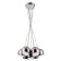 Suspension A8072SP-7CC Rondo 7x40W E27, 45x45x14 cm
