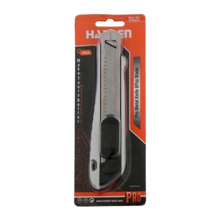 Universal knife Harden 570331, metal case, 18 mm-2