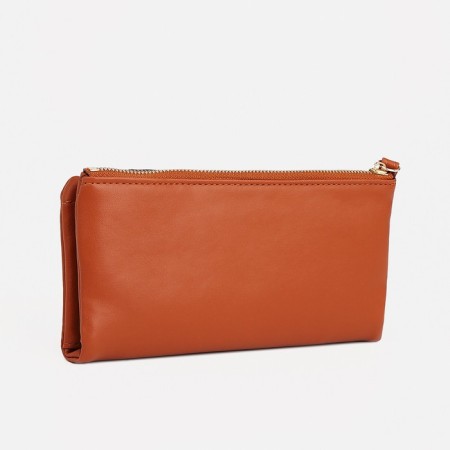 Women's wallet on the button, redhead color-1