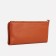Women's wallet on the button, redhead color