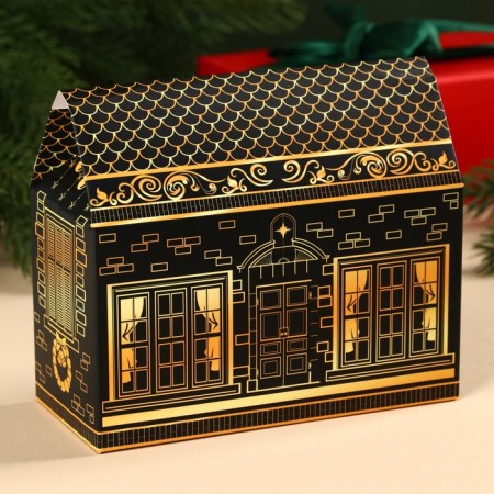 New Year's Gift Set of Magic Year: tea, cookies, sweets-8