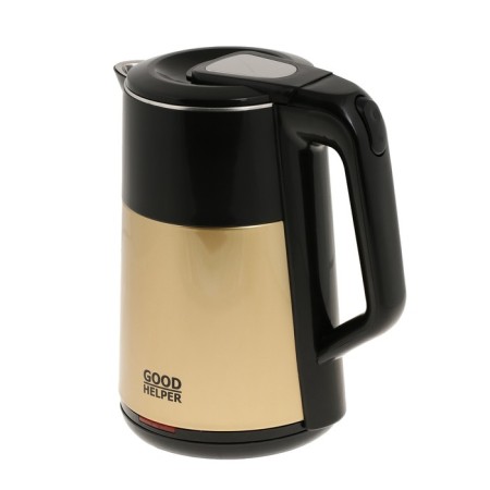Electric kettle Goodhelper KPS-188C, metal, 1.8 l, 1500 watts, golden-1