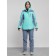 Ski costume female winter, size 42, turquoise color