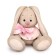 Soft toy "Bunny mi in Salunavichka with a bell", 15 cm