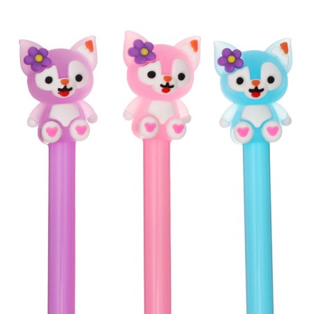 Calligrata gel-ghost pen "Cat", mix-4
