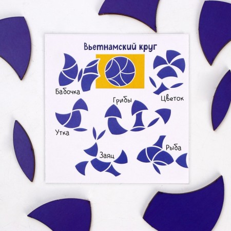 Logical puzzle "Vietnamese Circle"-5