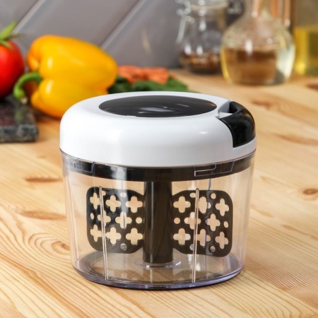 Blender - vegetable mechanical Magistro Vegan Pro, 2 nozzles, white color-2