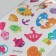 Plastic sticker "Beasts/Underwater residents" MIX 9.5x17.5 cm