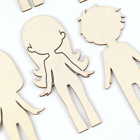 Wood painting "Creative men"-5