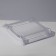Monetnik is two -component, with a place for an advertising insert, 16.3 × 19.3 × 3, the color is transparent
