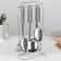 A set of kitchen supplies "metallic", 6 items, on a stand