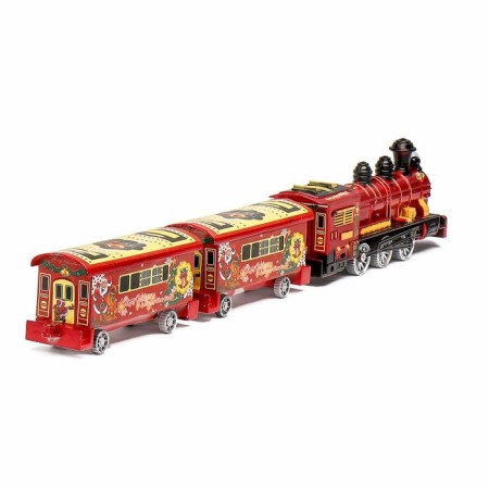 Inertial steam locomotive with wagons, MIX color-2