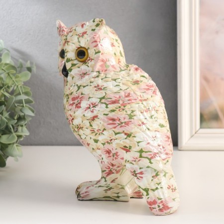Souvenir Polystone "Filin. Sitz flowers" 17.5x10.5x21 cm-1
