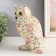 Souvenir Polystone "Filin. Sitz flowers" 17.5x10.5x21 cm