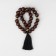 Parsing wooden "Orthodox" 31 beads with a black brush, brown color