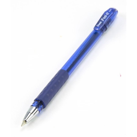 Ballic handle Pentel Feel it!, Three-sided capture zone, node-bela 0.5mm, blue rod, oil base, metal tip, rubber flu-1
