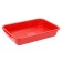 Medium toilet with a mesh of 36 x 26 x 6.5 cm, red