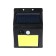 Garden lamp on a sunny battery with a motion sensor, invoice, 9.5 × 13 × 5 cm, Cob Led, glow white