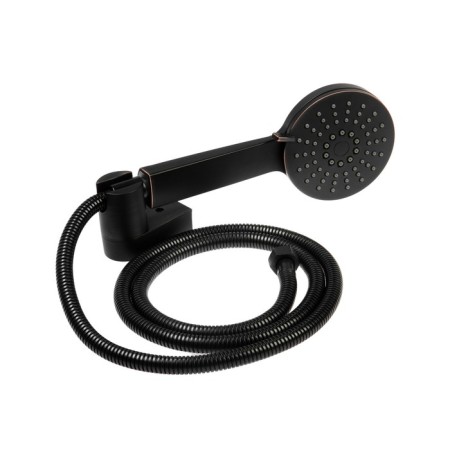 Bath mixer Aflorn "Nancy", "Black Bronze", Plosk. Pour 350mm, watering can 3 dir.d100mm-4