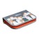 Penal 1 section 140 x 210 x 40 mm, folding pocket and cosmetic bag, fabric, calligrata topontent "cats"