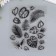 Stamp for creativity Silicon "Palm leaves" 18x14 cm