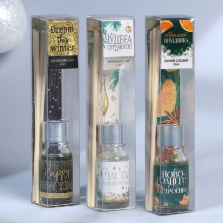 New Year! Diffusor Aromatic sticks "New Year's collection", 10 ml., Mix-1