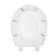 Aquant AQ2600-17-MR toilet seat, distance between mounts 160 mm, white