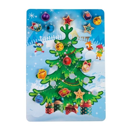 Puzzle on Velcro "Christmas tree"