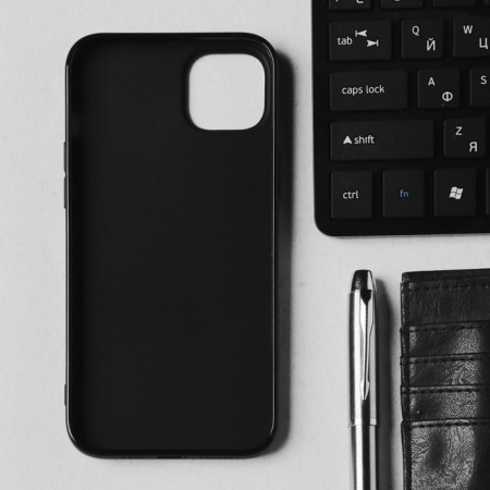 Hoco case for the iPhone 14 Plus, TPU, reinforced window under the camera, black-1