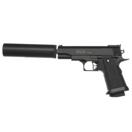 Strikeball gun "Galaxy" COLT 1911PD, with a muffler, feces. 6 mm-2